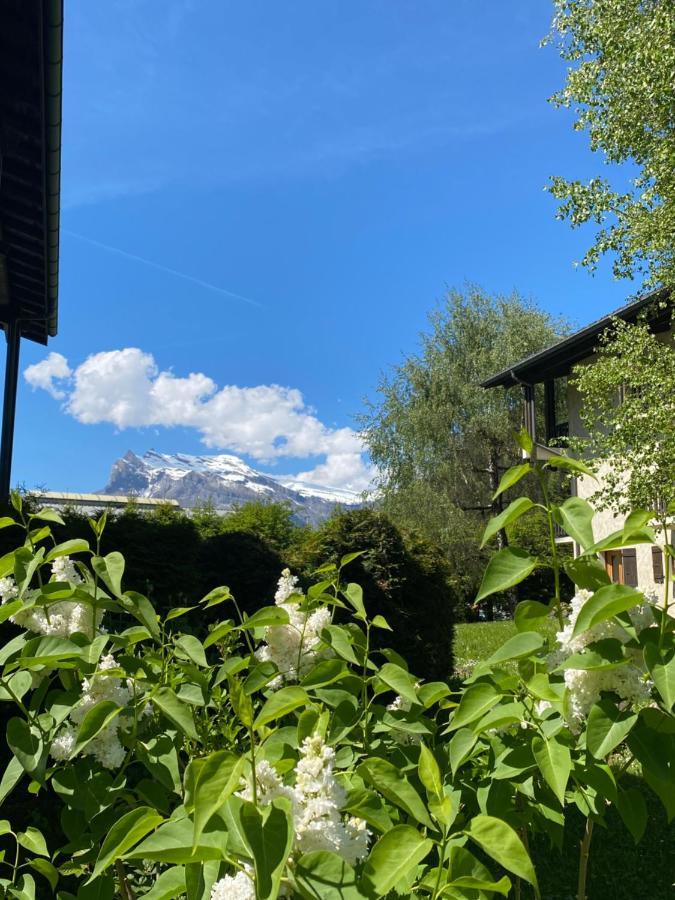 Appartement Lumineux Et Cosy En Rez De Jardin Saint-Gervais-les-Bains Exteriör bild